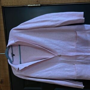 Talbots Pink Blazer Soft Minimalist Design